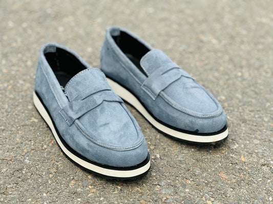 SG-001 Old Money Suede Leather Shoe