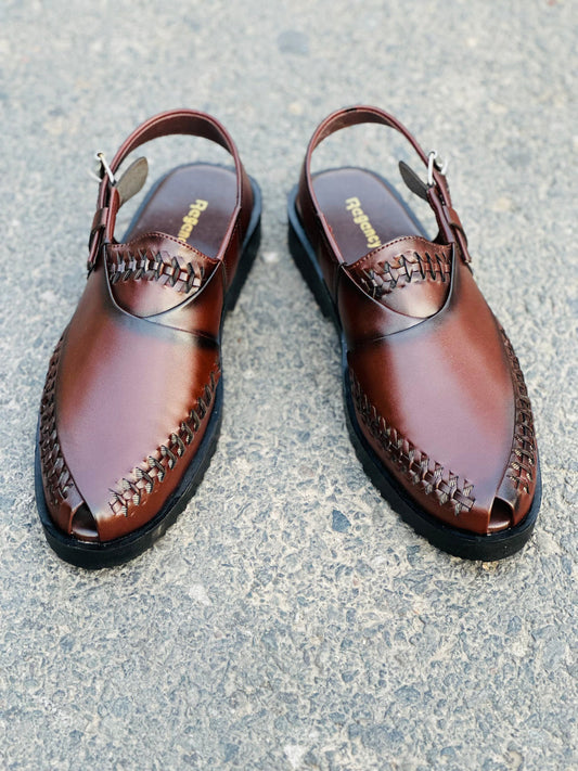 SG-001 Leather Slipper For Men