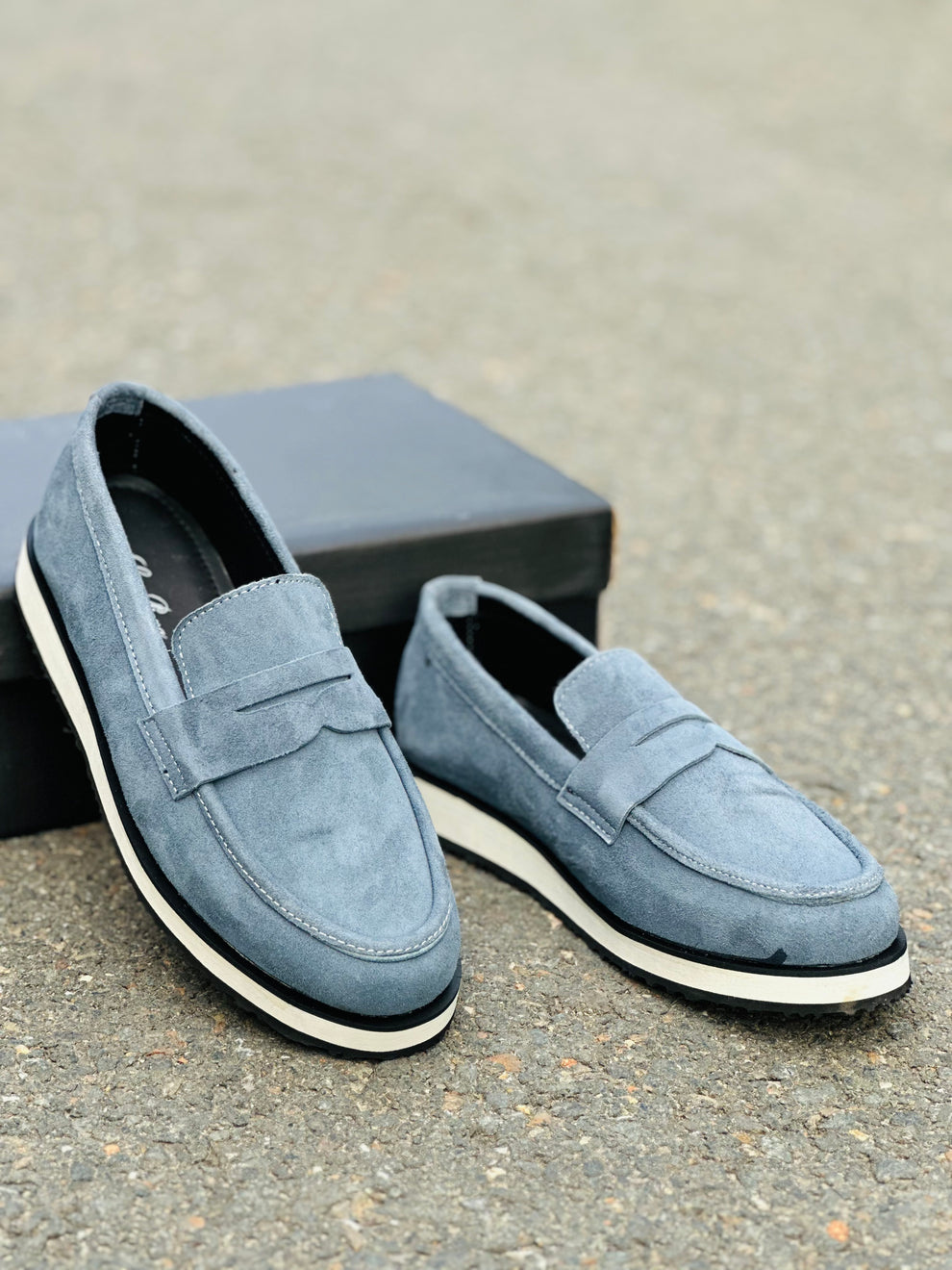 SG-001 Old Money Suede Leather Shoe