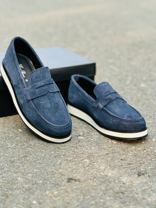 SG-003 Old Money Suede Leather Shoe