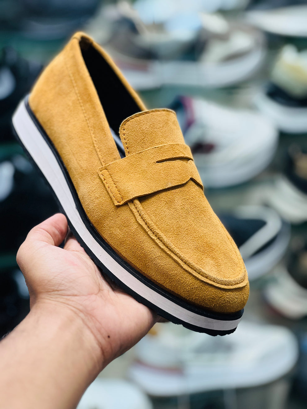 SG-002 Old Money Suede Leather Shoe